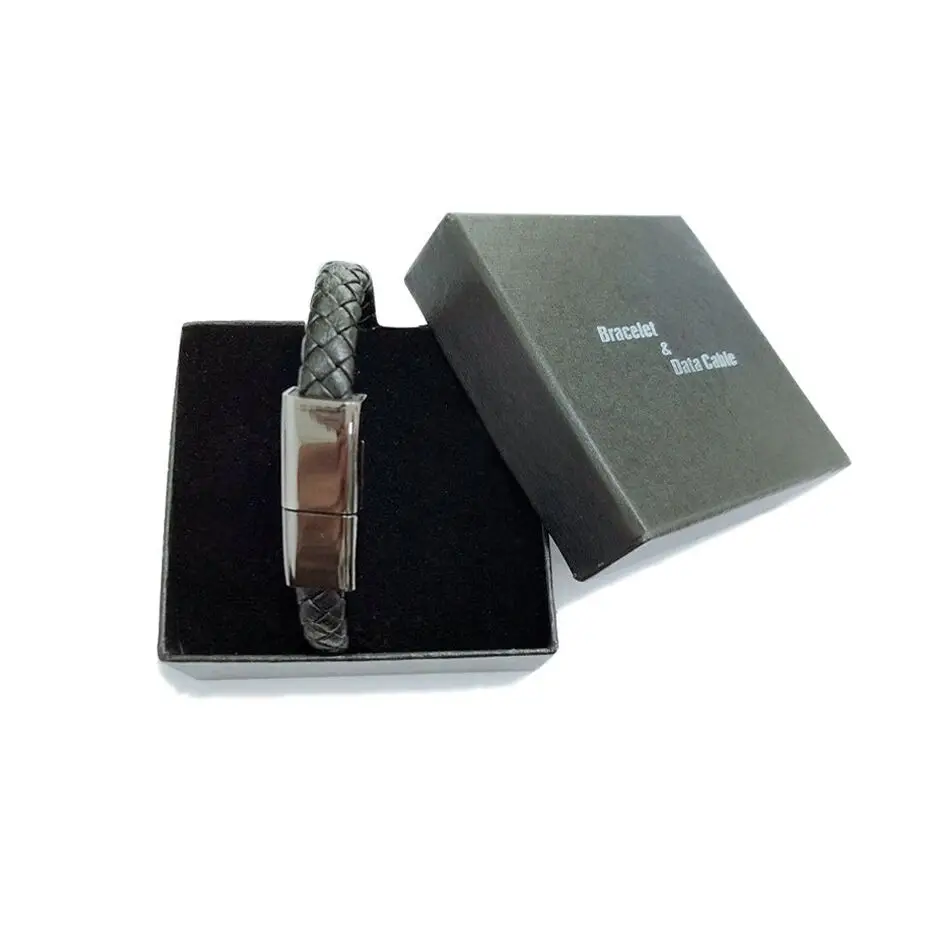 

Real Leather Bracelet USB Cable For iPhone Android Type-C Micro USB Bracelets Cables Charger Data Charging Sync Cord Phone Cable