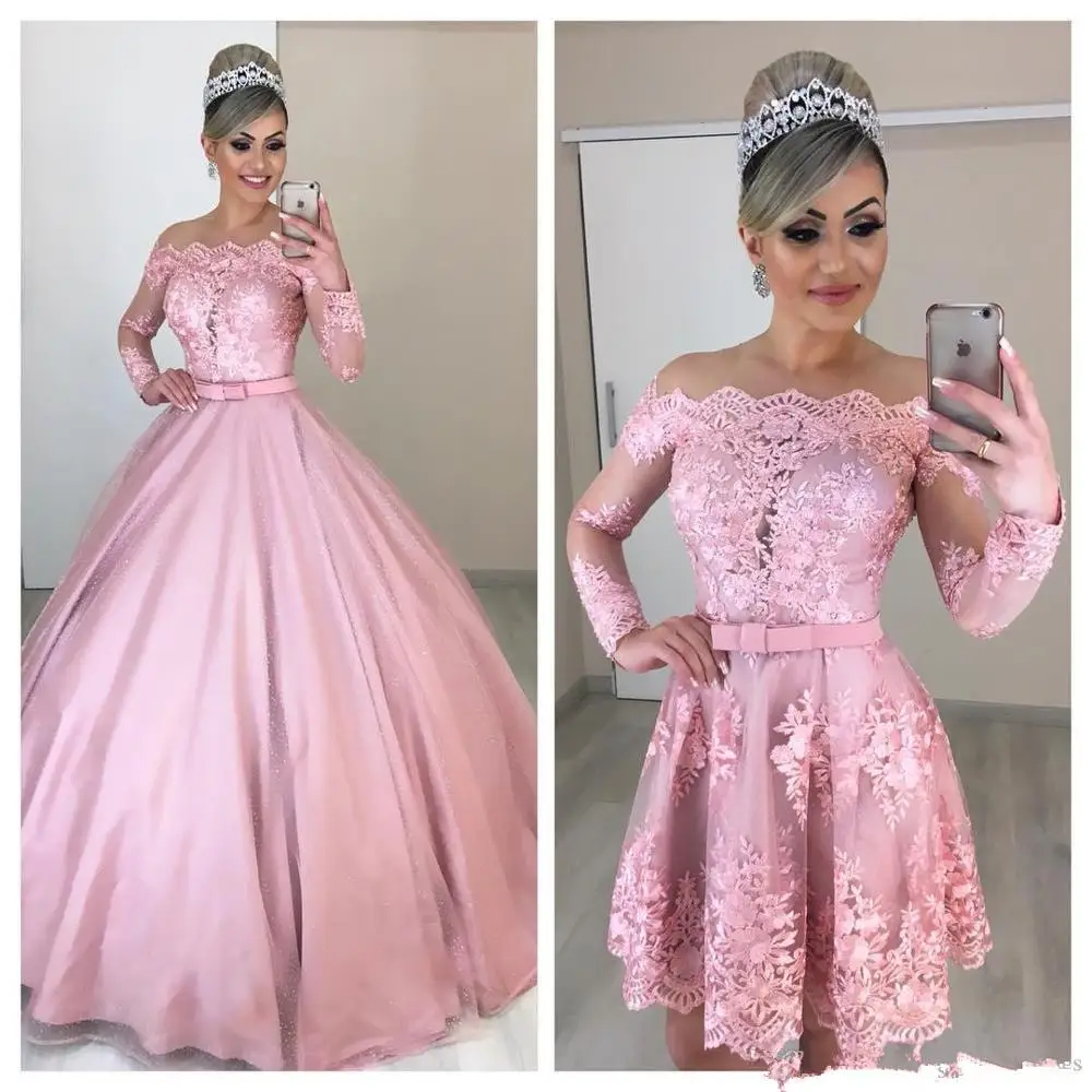 pink prom dress 2019