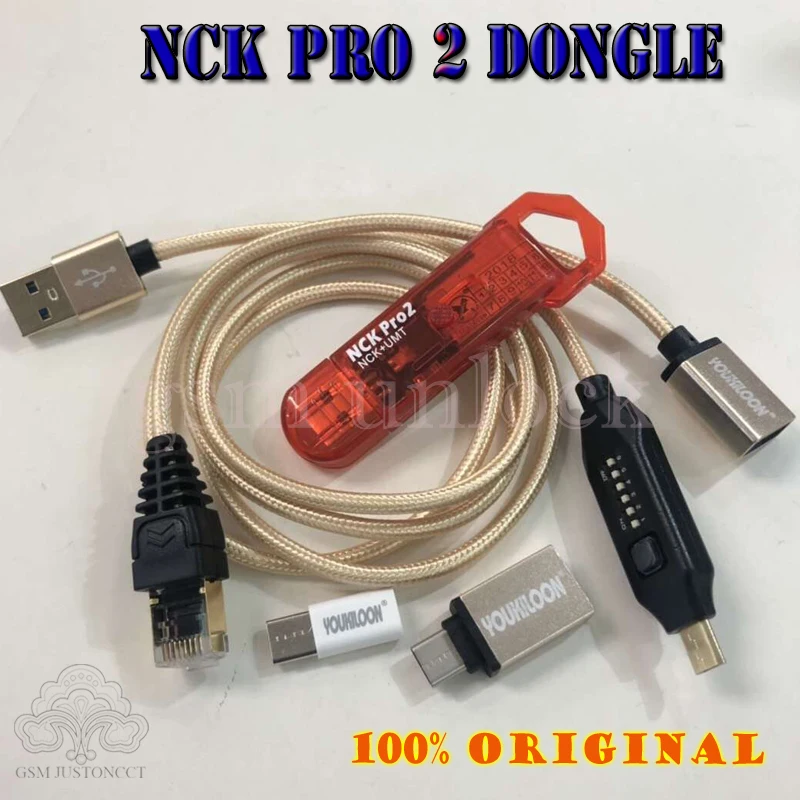 2020 100% оригинальный NCK Pro ключ Pro2 Dongl nck + UMT 2 в 1 UMF все загрузки кабель Быстрая