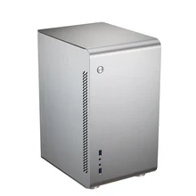 U3 – boîtier HTPC en aluminium pour ordinateur de cinéma à domicile, Mini boîtier pour ordinateur MATX, 260mm de long, carte d'affichage, 3.5 pouces HDD ATX PSU usb 3.0*2