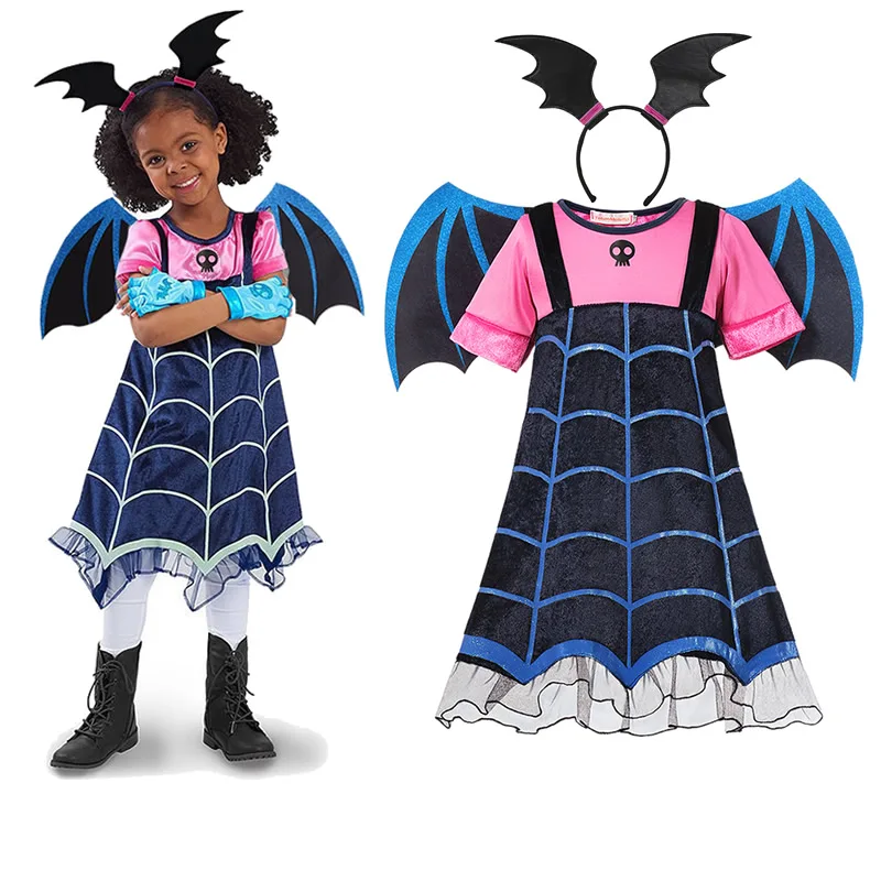 Детское платье для косплея Vampirina Детский костюм вечевечерние НКИ на Хэллоуин