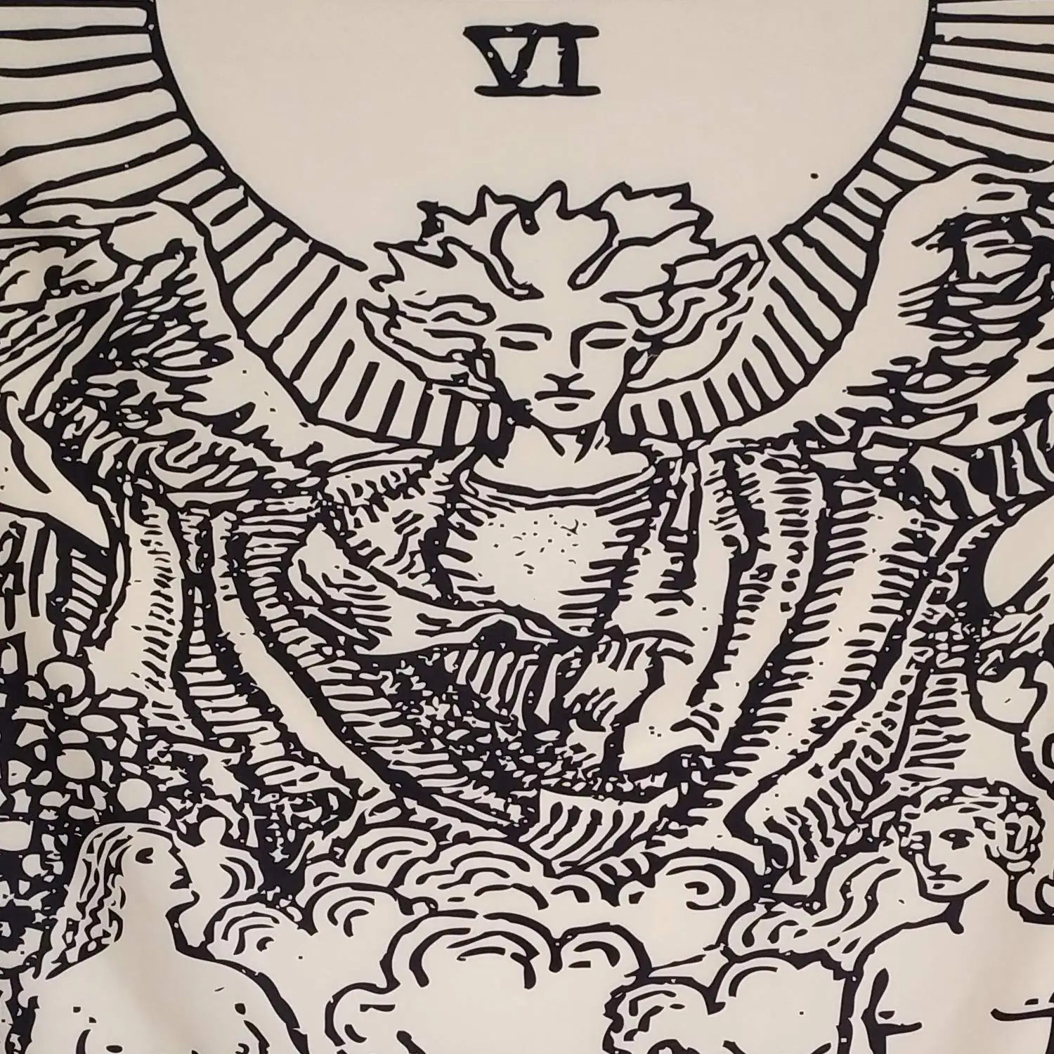 The Loves Tarot тема психоделический гобелен настенный