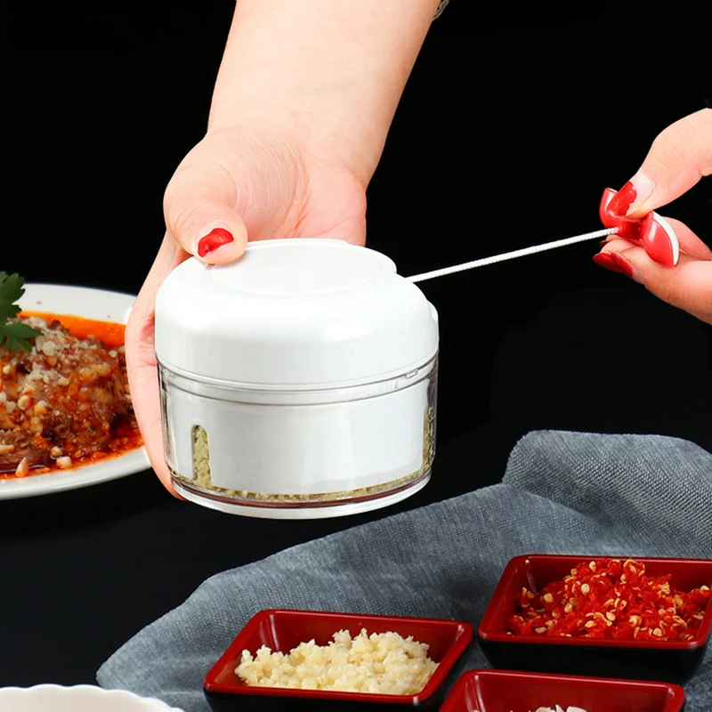 

Multifunction Food Chopper Garlic Cutter Slicer Vegetable Speedy Chopper High Quality Tools Mini Manual Meat Mincer Kitchen Tool