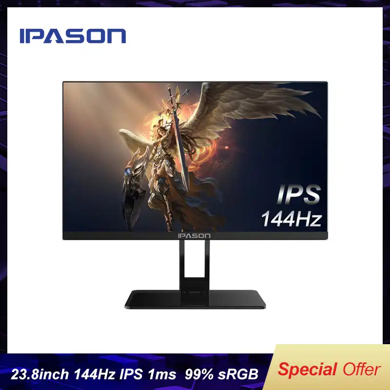 Ipason Qp230i Little King Kong 144hz Monitor 23 8 Inch Ips Gaming Screen 1ms Response Desktop Computer Lcd Hd Ps4 Game Pubg Lcd Monitors Aliexpress