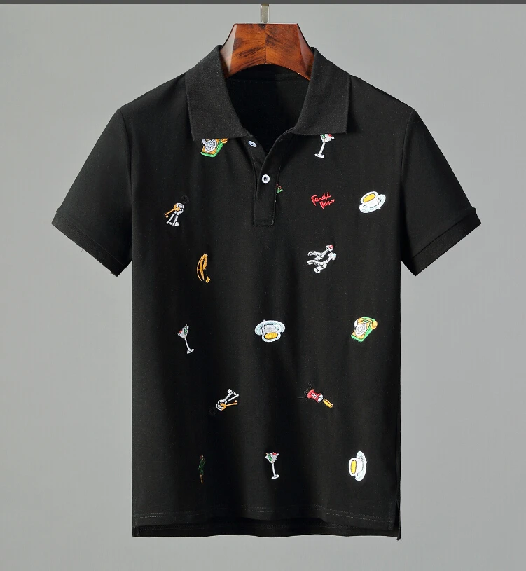 

Shirts for Men Summer Polo Shirt Short Sleeve Slim Fit Polo Casual Streetwear Tops Brand Men Golf Youth Tees