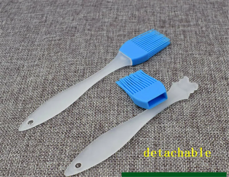Big price cuts 1pc Silicone brush small barbecue brush heat-resistant lint-free kitchen baking tools cake Basting Brushes