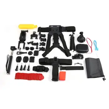 

Sports Action Camera Accessories Set for Gopro Hero 6 5 4 3 kit with Selfie Stick with Portable Hard Carrying Case