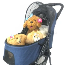 Pet Out Cart маленький светильник для домашних животных коляска для собак Складная трехколесная тележка для кошек и собак УНИВЕРСАЛЬНАЯ ТЕЛЕЖКА