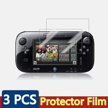 

Clear Anti Scratch LCD Screen Protector Cover For Nintendo Wii U Anti-Glare Screen Guard Protective Film For Nintendo WiiU