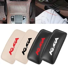 Автомобильный наколенник, подушка, кожа, мягкое бедро, сторонник для FORD ESCAPE KUGA, внутреннее автомобильное сиденье, подушка из хлопка с памятью