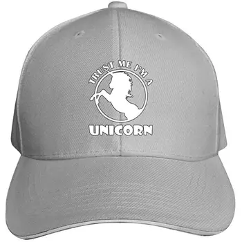 

Trust Me I'm A Unicorn Sandwich Cap Unisex Cotton Adjustable Peaked Sandwich Cap for Women Men