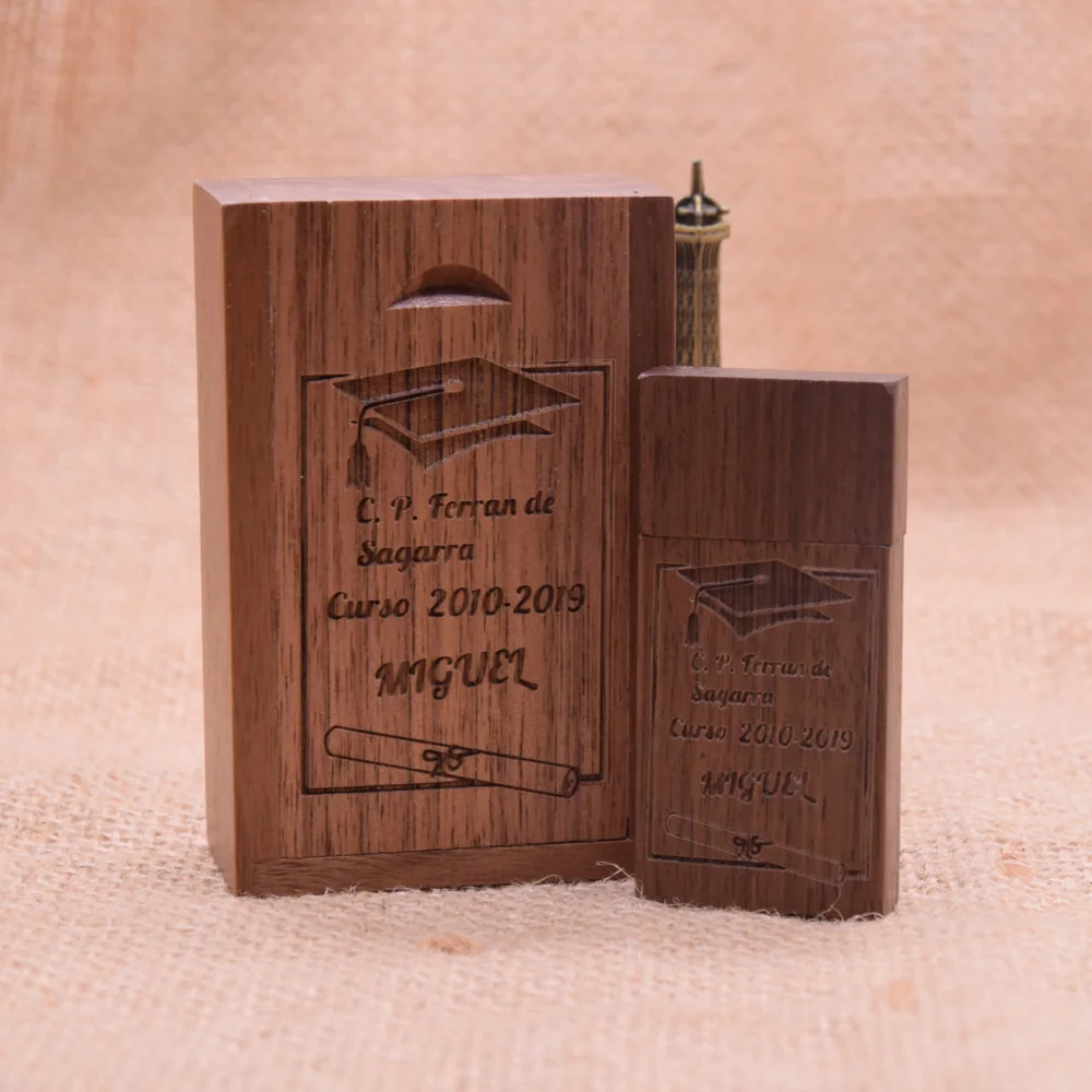 USB-флеш-накопитель из ореховой древесины 4/8/16/32/100% ГБ | Компьютеры и офис