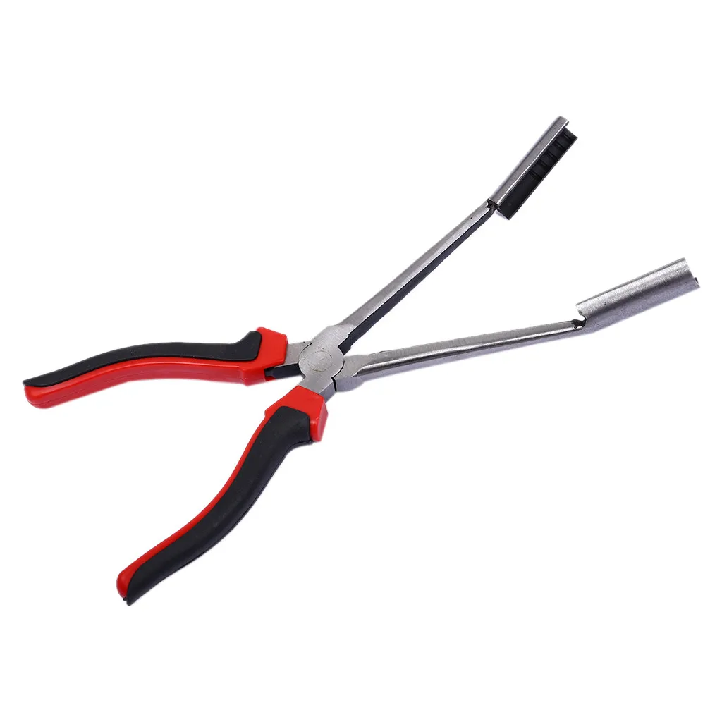 Car Spark Plug Wire Removal Pliers Bend Head Valve Seal Ring Pulling Cylinder Cable Insulated Handles Clamp Repair Tool