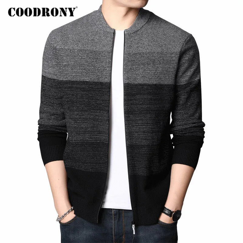 COODRONY Cardigan Men Fashion Casual Zipper Coat Cardigans Autumn Winter High Quality Thick Warm Wool Knitwear Sweater Men C1119 COODRONY Cardigan Men Fashion Casual Zipper Coat Cardigans Autumn Winter High Quality Thick Warm Wool Knitwear Sweater Men C1119