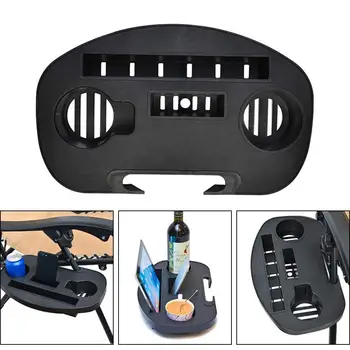 

Folding Chair Tray Beach Chair Cup Holder Portable Breakfast Tray For outdoor camping Recliner Tray Chair Side Tray Drink Holder