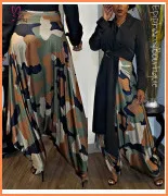 Осенне-зимнее Плиссированное облегающее платье с принтом для женщин; большие размеры 5xl; платья с v-образным вырезом и длинными рукавами; элегантные винтажные платья; уличная одежда