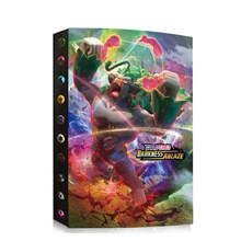 Boîte à cartes Pokemon Pikachu Gengar, 4 pochettes, 240 pièces, livre d'album, jeu de personnages, classeur, jouet, cadeau pour enfant
