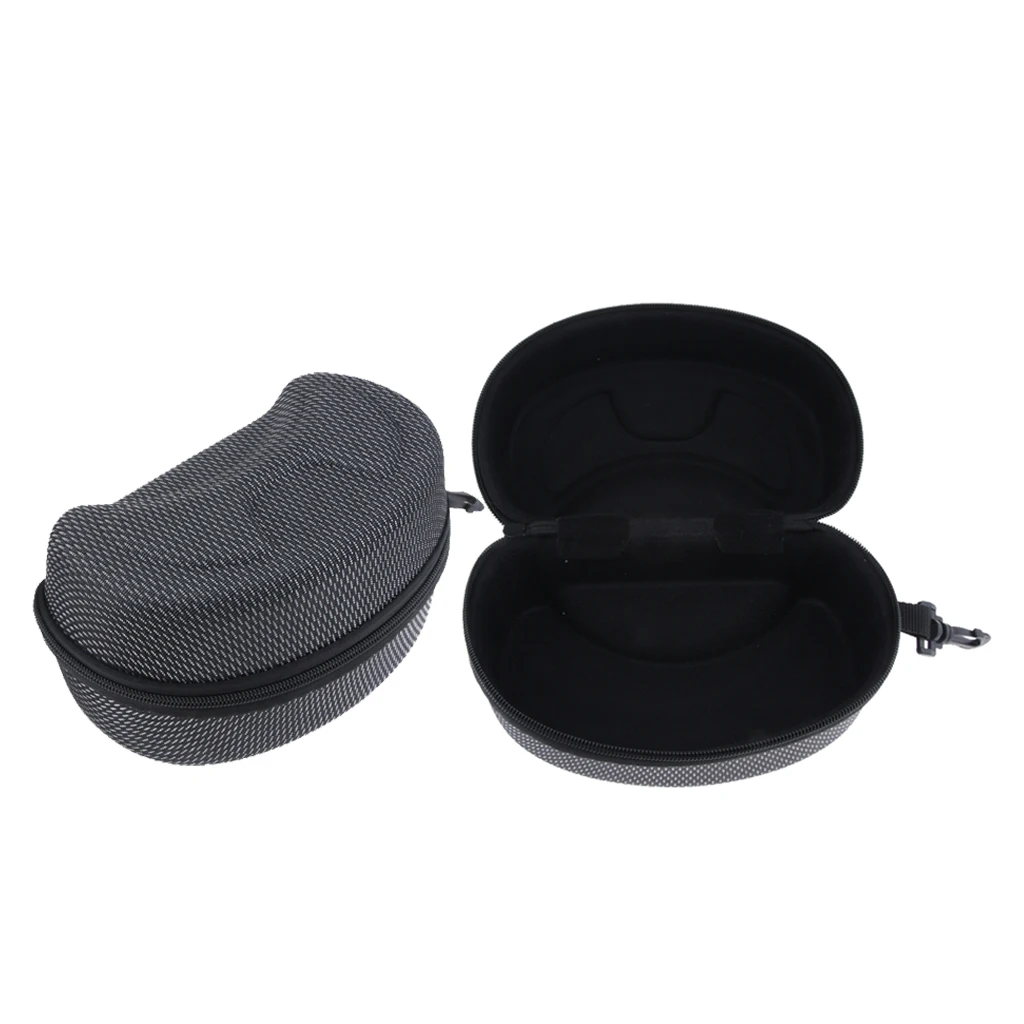 

2Pieces, Hard EVA Sports Glasses Cases, Ski Snowboard Snow Goggles Boxes, Goggles Storage Holders - Lightweight Zipper
