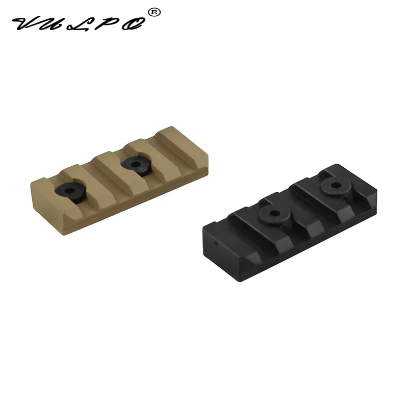 VULPO CNC алюминиевый сплав 4 слота Пикатинни Крепление для Keymod Handguard Rail адаптер BK