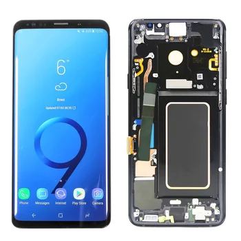 

no burns Original Test For Samsung Galaxy S9+ G965F G965W Touch Screen Digitizer LCD Display For Samsung G965 G965U