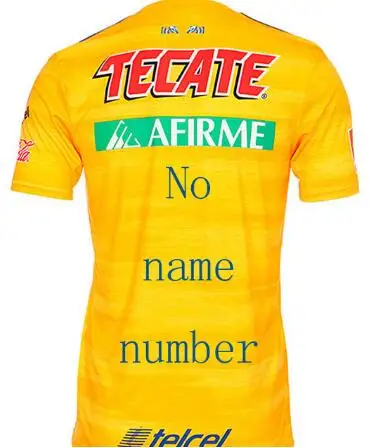 Tigres UANL Home Awya Футболка мужская футболка высокого качества футболка Мексика Tigres FC Club 19 20 Gignac E! Варгас - Цвет: Бежевый