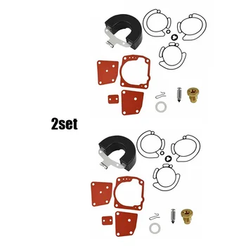 

2 set Carburetor Rebuild Kit For Johnson Evinrude V4 V6 90 100 115 150 175 HP