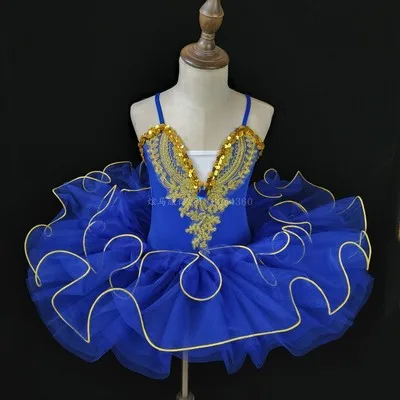 Royal blue Г. Детское балетное платье Пушистый костюм платье принцессы платье для танцев с изображением маленького лебедя платье для выступлений для девочек, Costumeflower, платья для девочек - Цвет: Royal blue