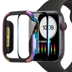 Ultra-Thin TPU + Aluminum Alloy Protective Case for 45mm series 7 (Colorful)