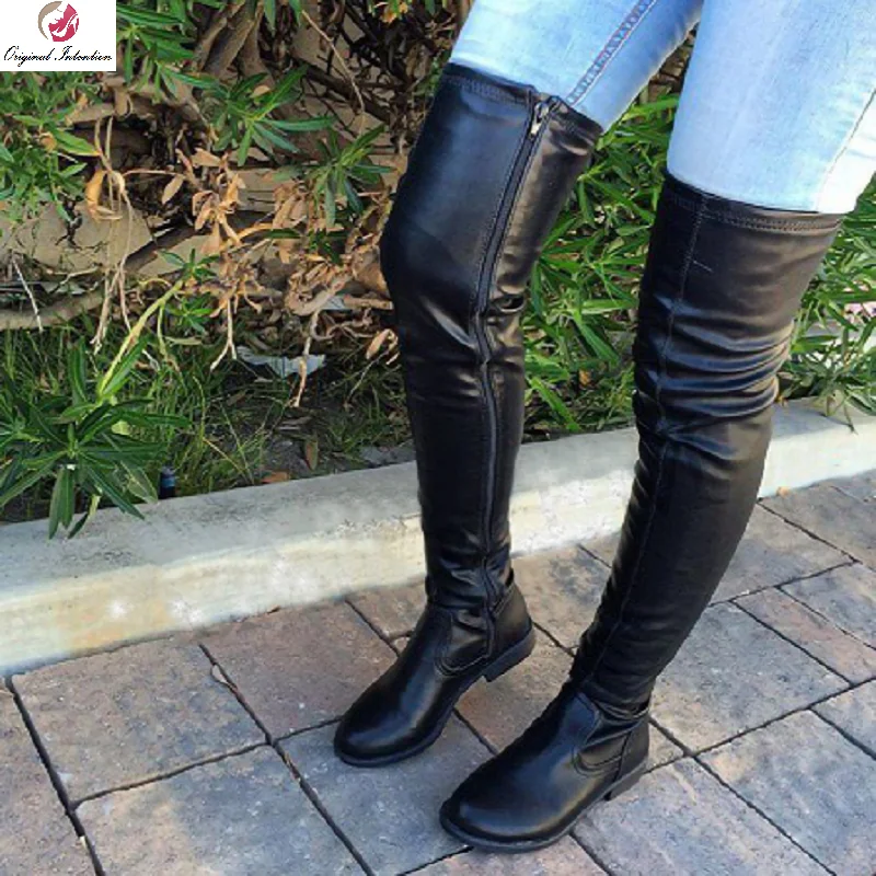 trendy thigh high boots