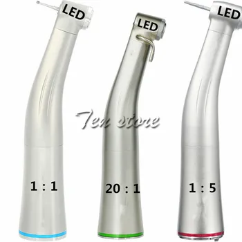 

Customizable logo Dental Style Fiber Optic Against Angle Low Speed Handpiece Air Turbine
