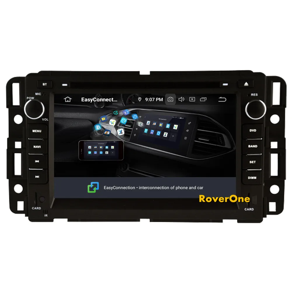 Excellent Car Multimedia Player for GMC Yukon XL Denali Acadia Sierra Outlook Vue Tahoe Android 9.0 Octa Core 4G+64G DVD Radio Navigation 10