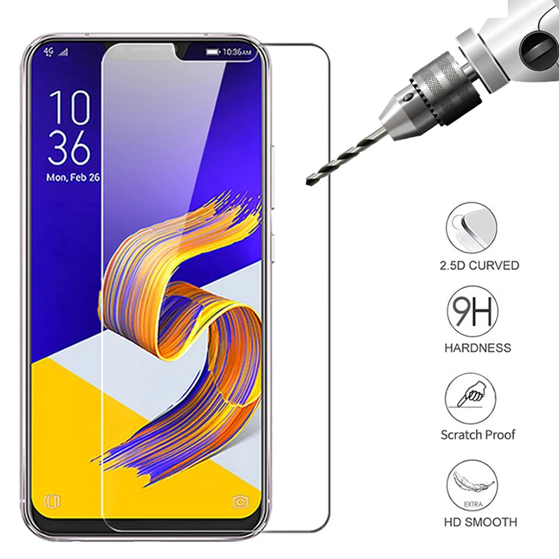 Закаленное стекло для Asus 2 Защитное лазерного экрана 9H HD закаленное 3 4 5 6 Передняя