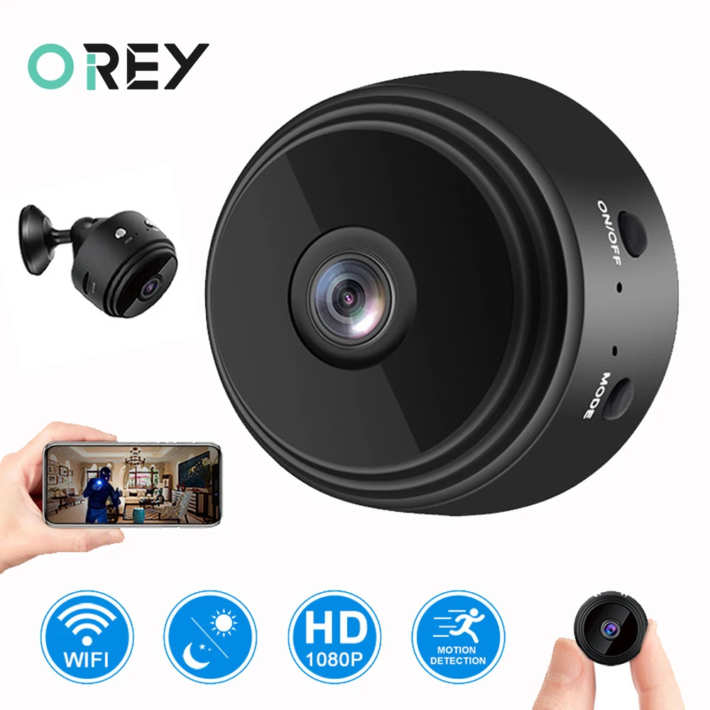 Мини камера 1080P ночного видения Видеокамера движения DVR микро Wifi экшн Спорт DV