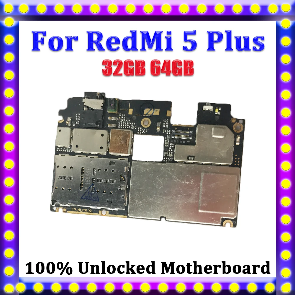 Материнская плата для RedMi 5 Plus HongMi разбирается оригинальная материнская Note
