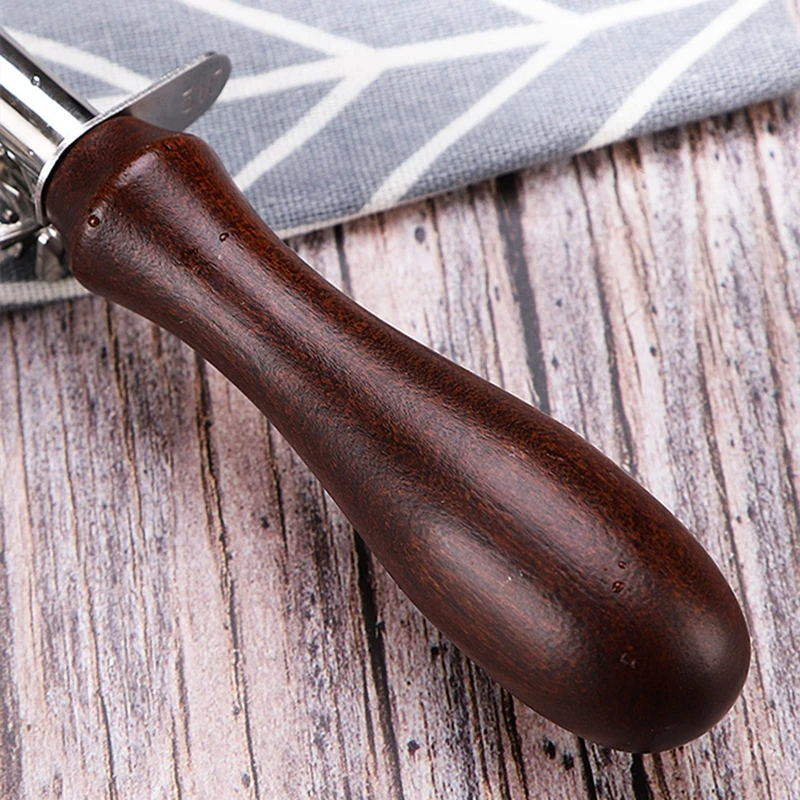 Ice Cream Scoop Redwood Stainless Steel Ice Cream Scoop Tool Cookie Scoop Icecream Spoon Kitchen Gadgets Sticks Potatoes Watermelon Fruit Padauk