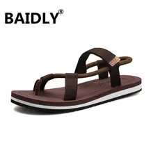 Пляжные сандалии; сандалии-гладиаторы для мужчин; Sandalias Hombre Heren Schoenen; Летняя обувь на липучке; повседневные мужские шлепанцы; Footware