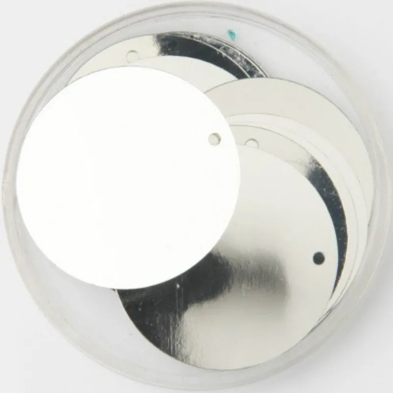 Пайетки 30 мм большие плоские круглые пайетки из ПВХ свободные для шитья