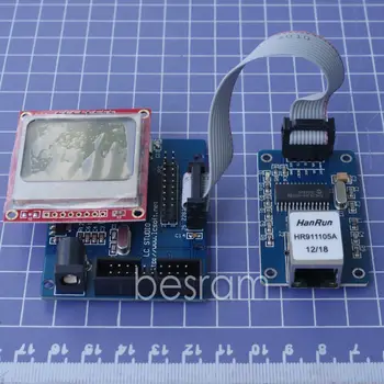 

7 sets of LPC2103 Development Board + ENC28J60 Net Module + LCD5110 LCD Web Kit