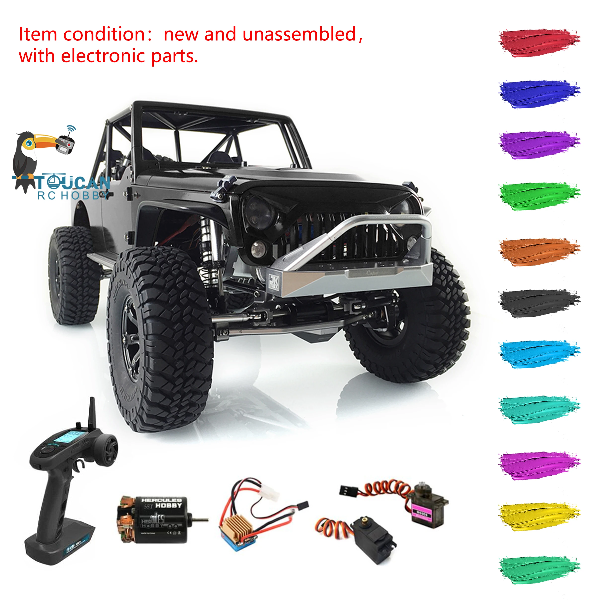 Limited Edition 1/8 Capo RC Racing JKMAX Crawler KIT Remote Control