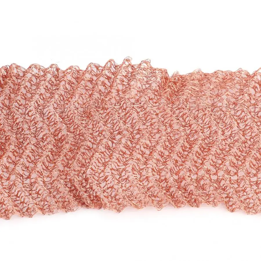 4 Wires Pure Copper Mesh Woven Filter Sanitary For Distillation 100mm Width