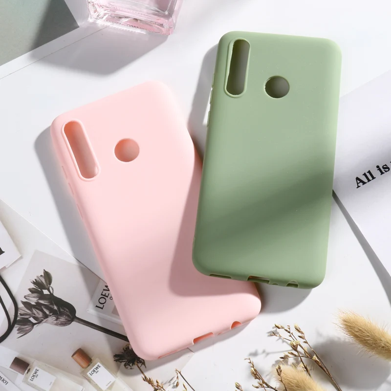 

Candy Color Silicone Case For Huawei P Smart Prime Z 2019 TPU Case Cover For Huawei Honor 8A Y7 Play P30 lite Cover Fundas Coque