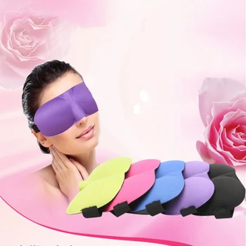 

3D Portable Blindfold Sleep Mask Sleeping Eye Mask Adjustable Eyeshade Cover Shade Eye Patch Travel Eyepatch Eye Cover