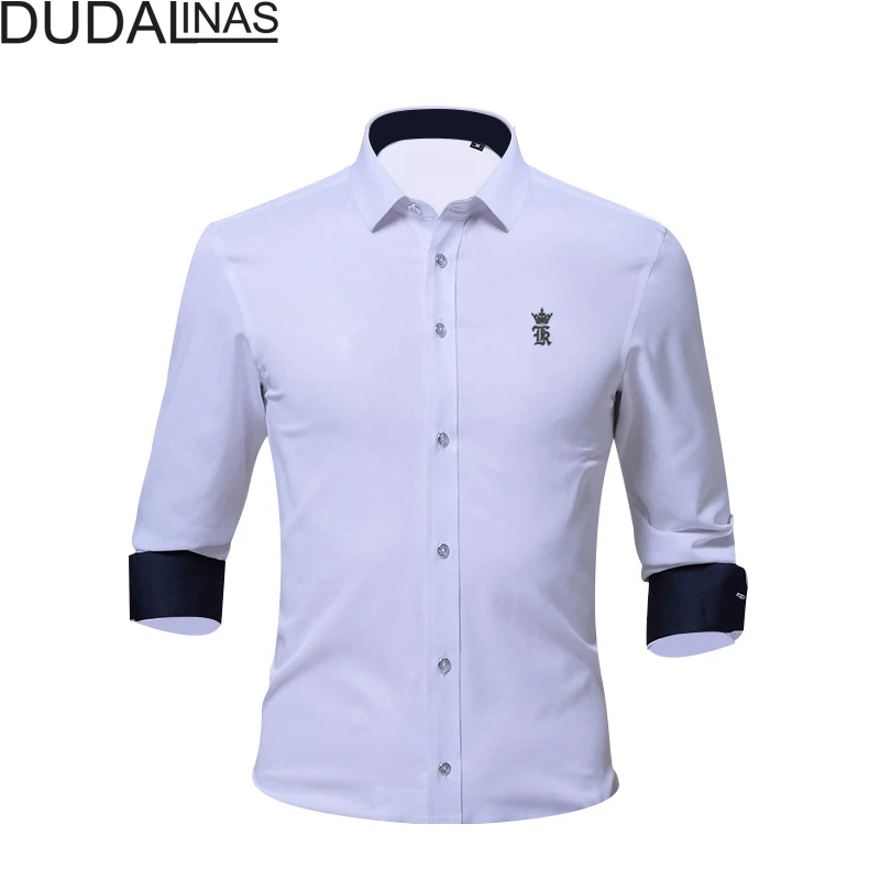 

New Arrived Brand Clothing Male Shirt Long Sleeve Shirt 2020 Summer New Slim Fit Shirt M-5XL Casual Shirt Men