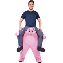 Ride On Pig Costume Carry On Animal Halloween Party Fancy Dress Purim Carnival Fancy Dress