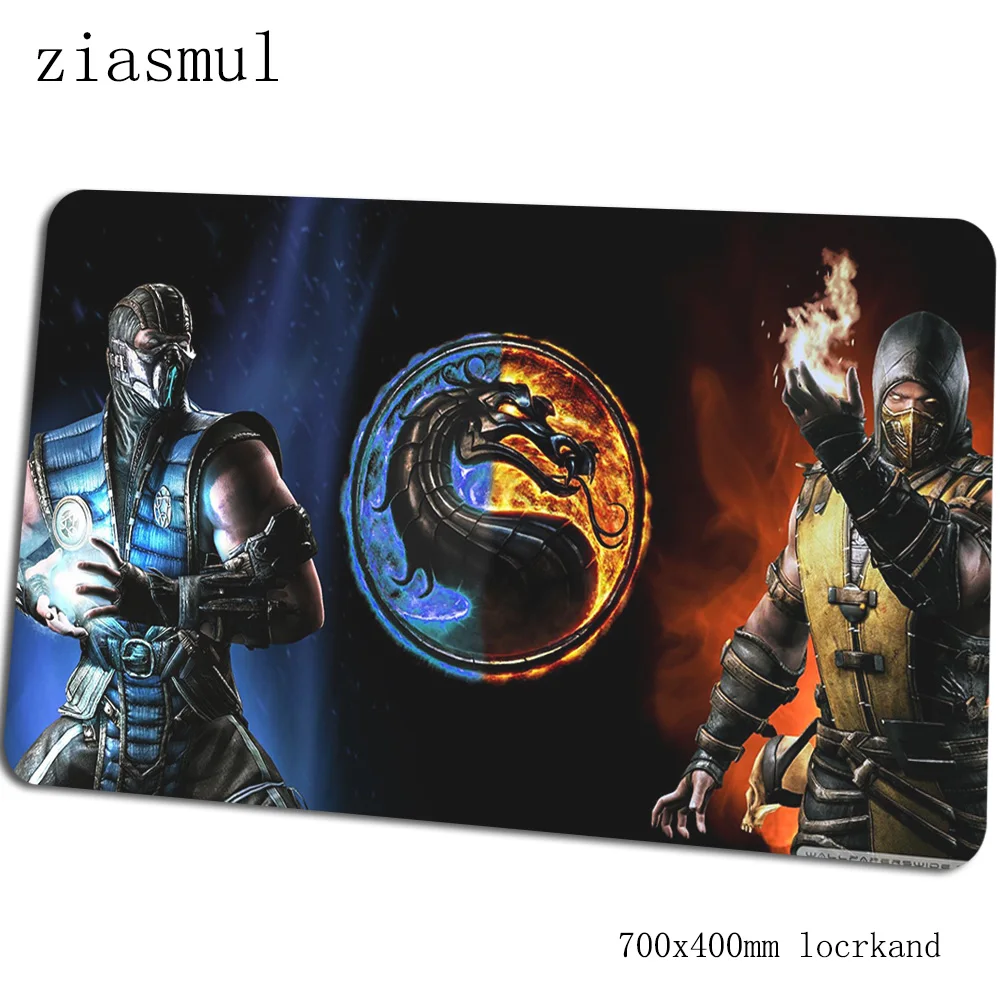 Mmoral kombat коврик для мыши Бестселлер компьютерный коврик 70x40 см игровой коврик для мыши большая домашняя клавиатура со встроенной мышью игры ПК геймер стол - Цвет: Size 700x400x2mm