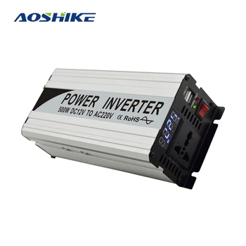

AOSHIKE 1000W Inverter 12 V 24 V to 220 V 110 V Voltage Transformer Converter Pure Sine Wave Power Inverter with USB 2.1A Port