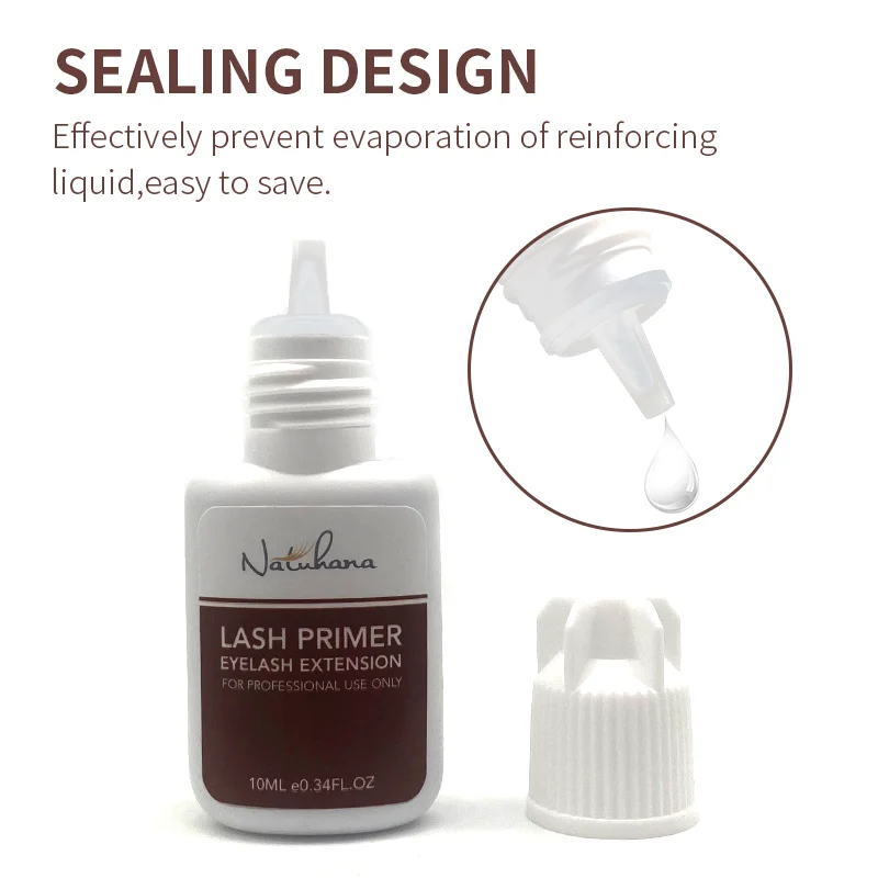 Eyelash Glue 10ml Eyelash Extension Primer Extend Time Adhesive Bonding False Eyelashes