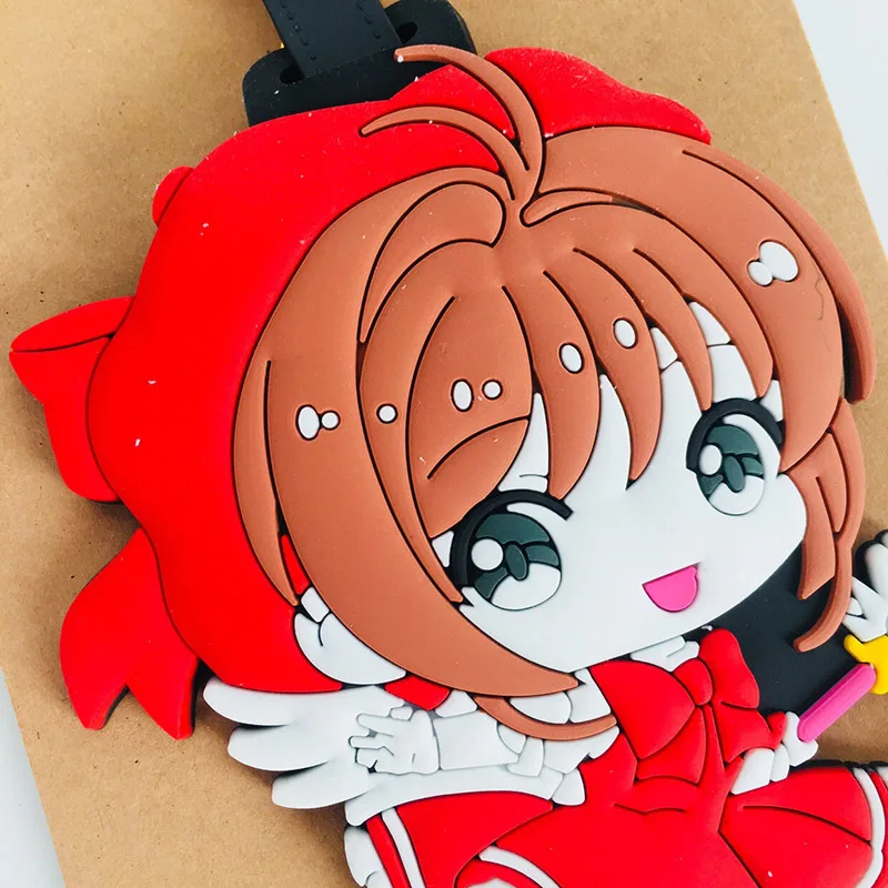 1 шт. Betty Cardcaptor Sakura аниме туристический бренд багажная бирка на чемодан ID адрес портативный держатель тегов багажная этикетка Новинка