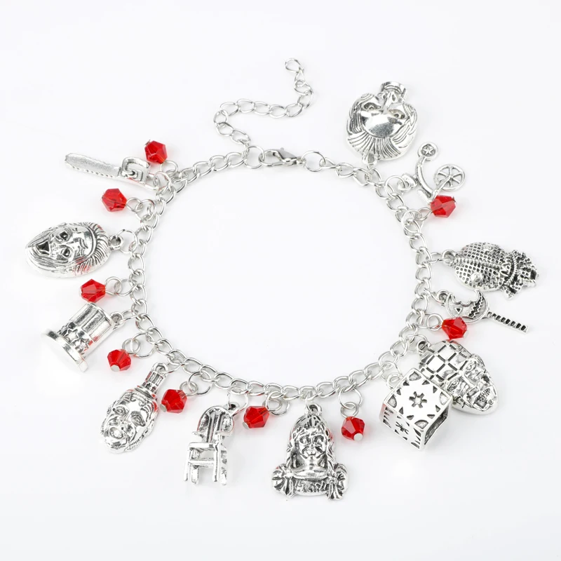 Horror Bracelets Friday the 13t Charm Bracelets Bangles for Women