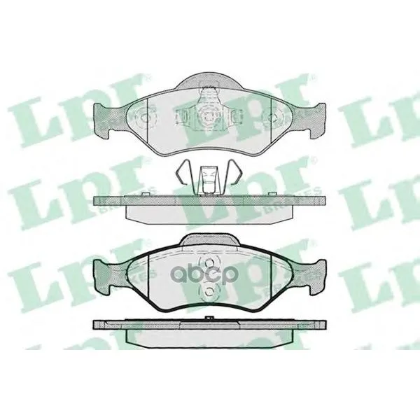 Колодки Тормозные Ford Fiesta 95-02/Ka 96-08/Mazda 121 00- Передние Lpr 05p795 Lpr арт. 05P795